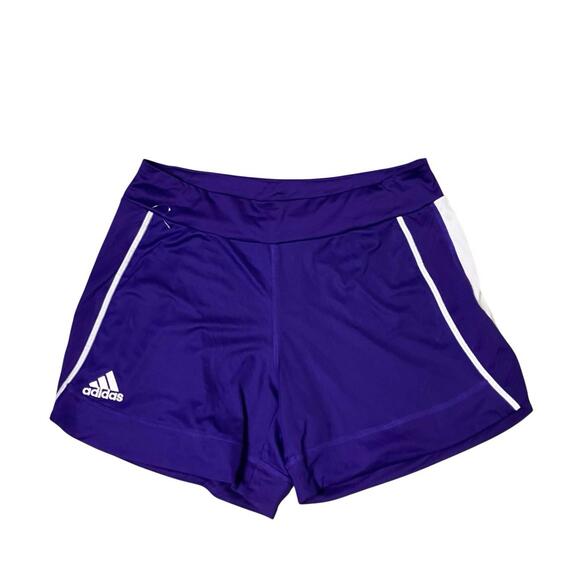 adidas Pants - Adidas Shorts Womens Purple Athletic Soccer Sporty Running Gym White‎ Size M